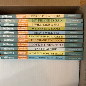 Lot of ELEVEN Elephant + Piggy Hardcover books by Mo Willems